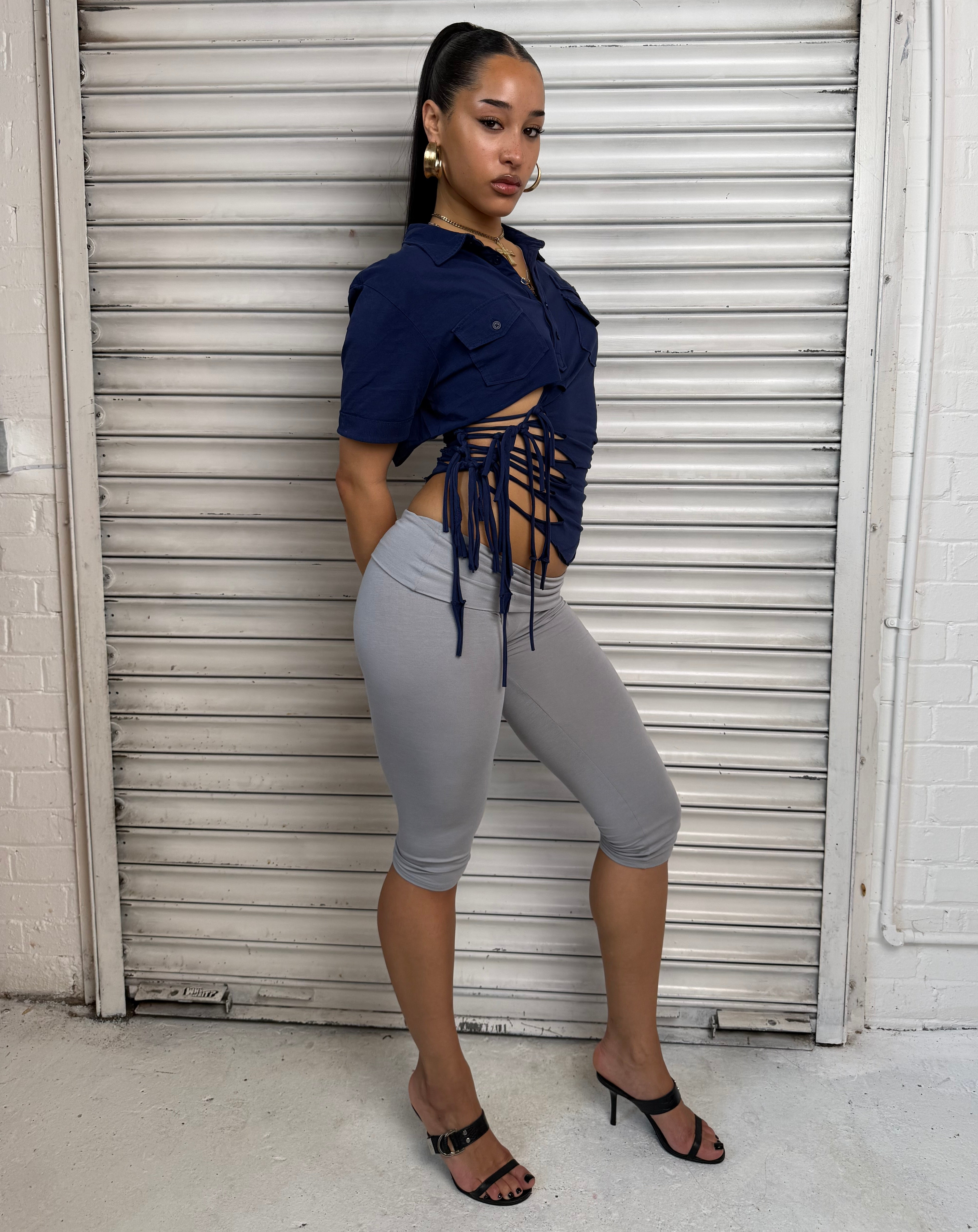 Blue Collar Fringe Tee (XS)