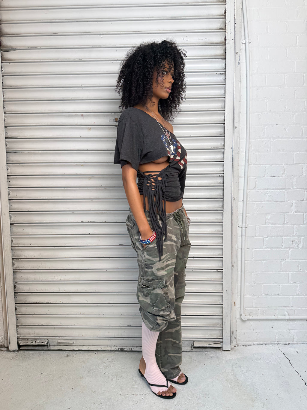 Gap USA Fringe Tee 2 (S)