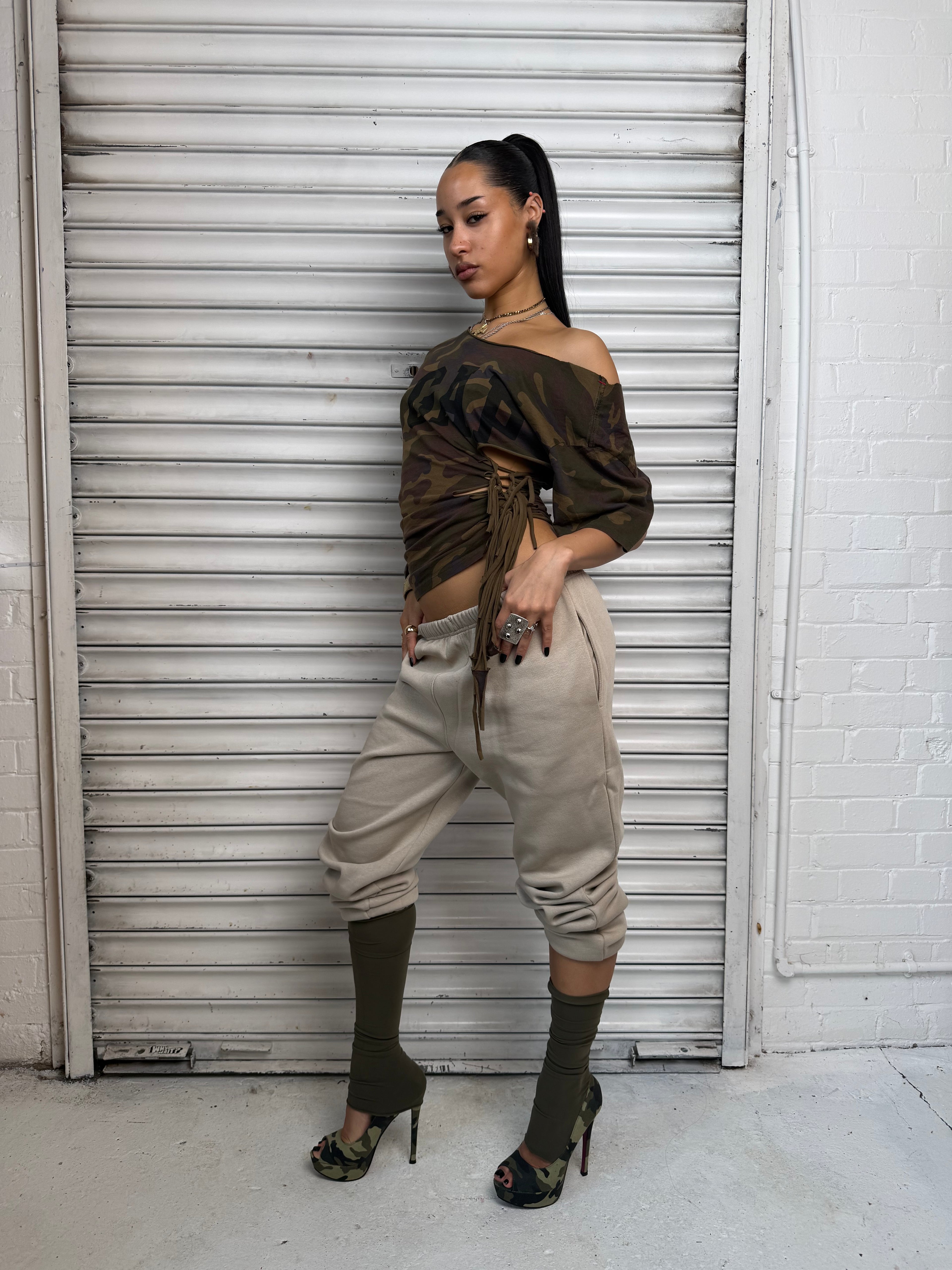 Gap Camo Fringe Tee (XS)