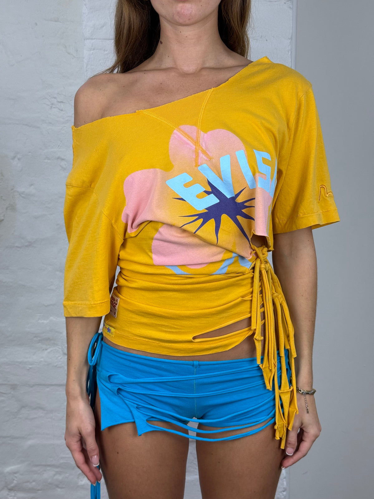 Hibiscus Fringe Tee (XS-S)