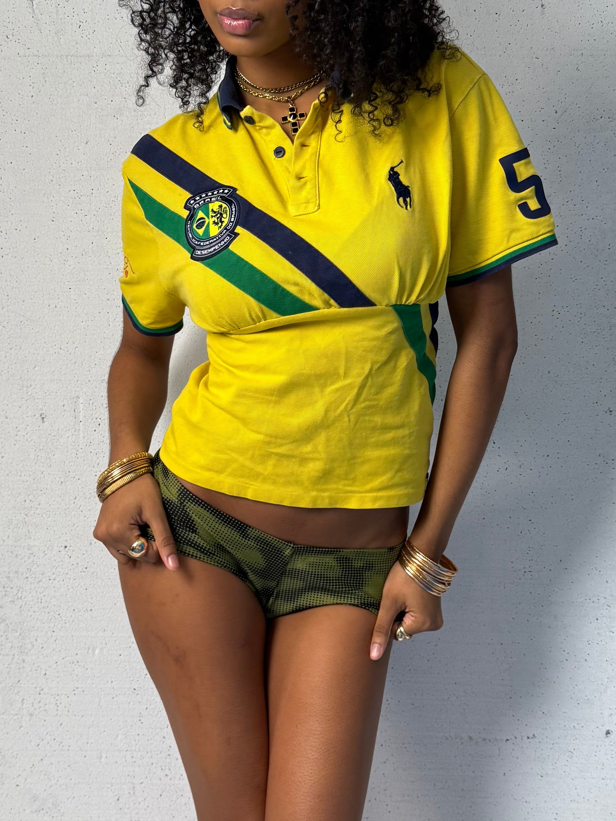 Brazil Reworked Polo Shirt