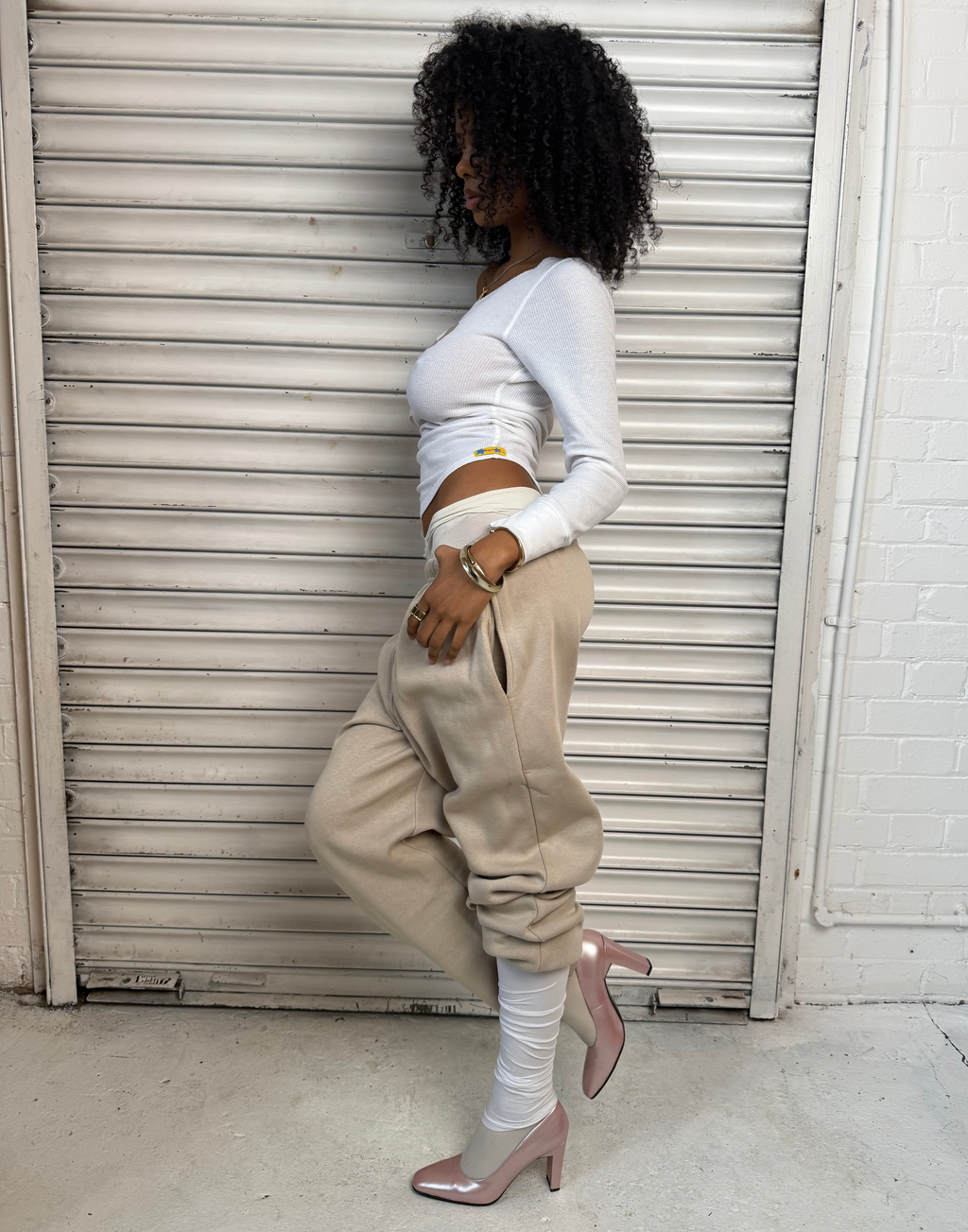 Waffle Fringe Tee (XS)