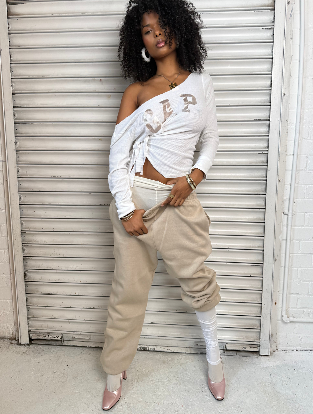 Waffle Fringe Tee (XS)