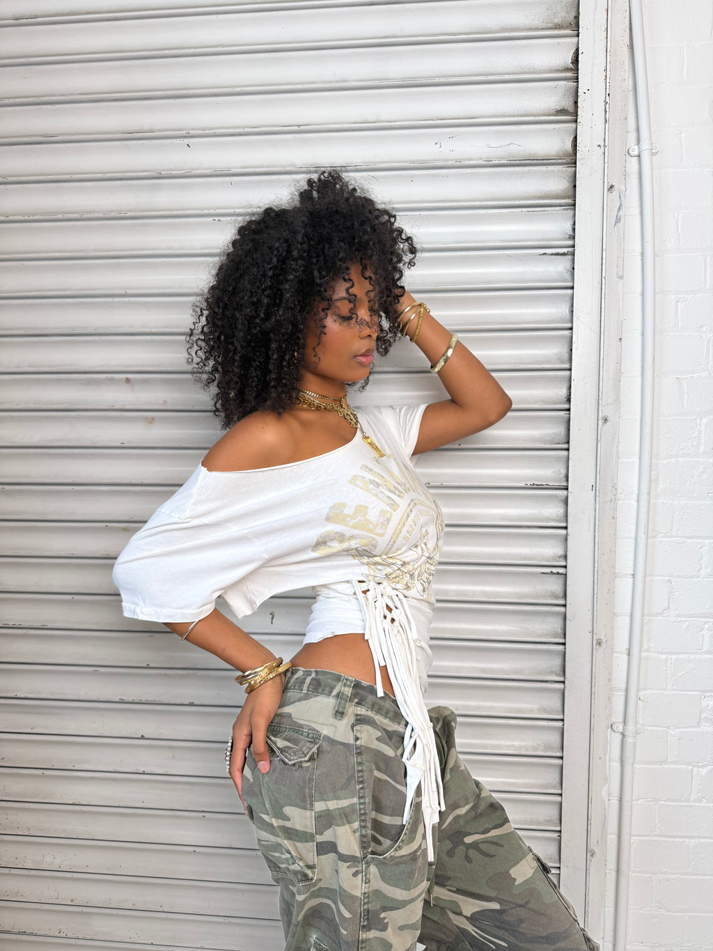 Wings Fringe Tee (S)