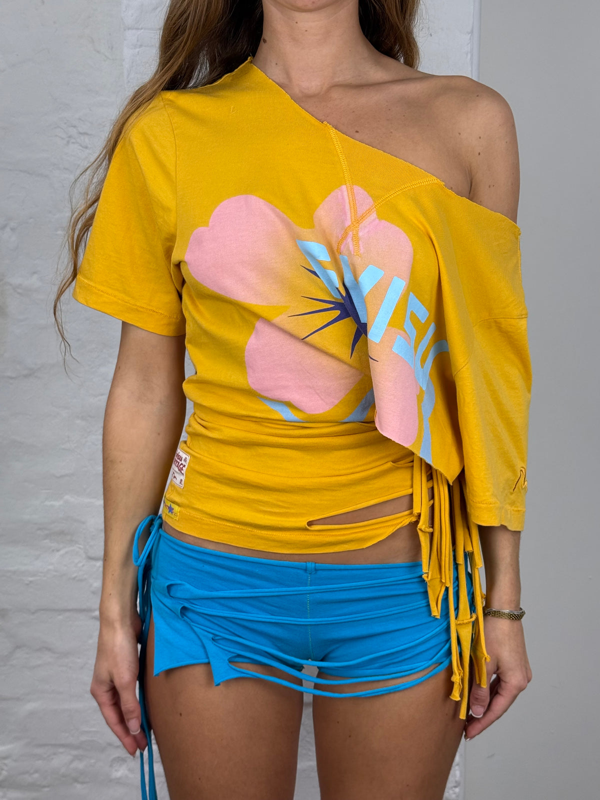 Hibiscus Fringe Tee (XS-S)