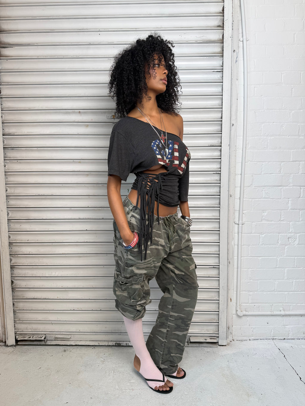 Gap USA Fringe Tee 2 (S)