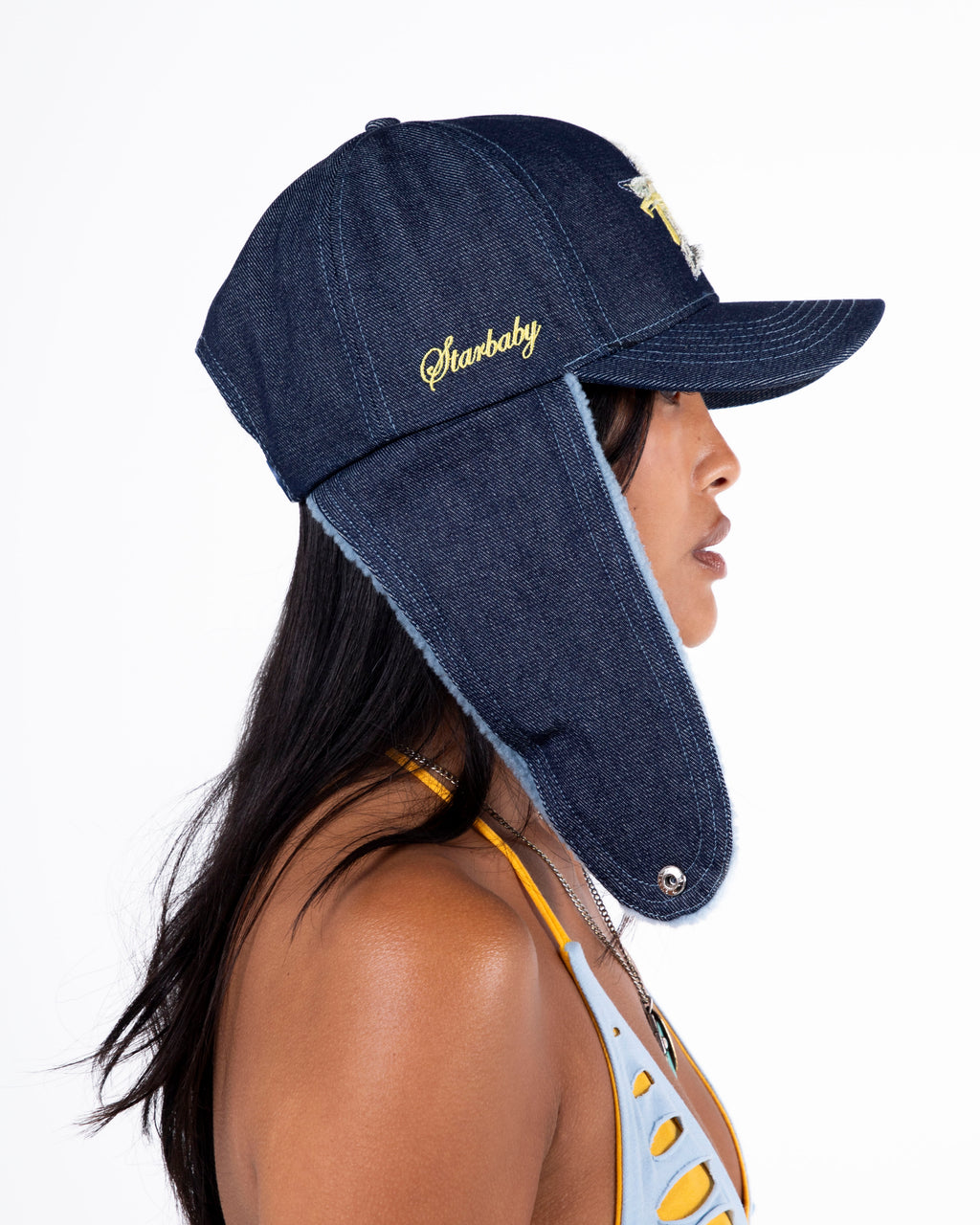 Denim Trapper Cap