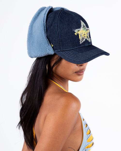 Denim Trapper Cap